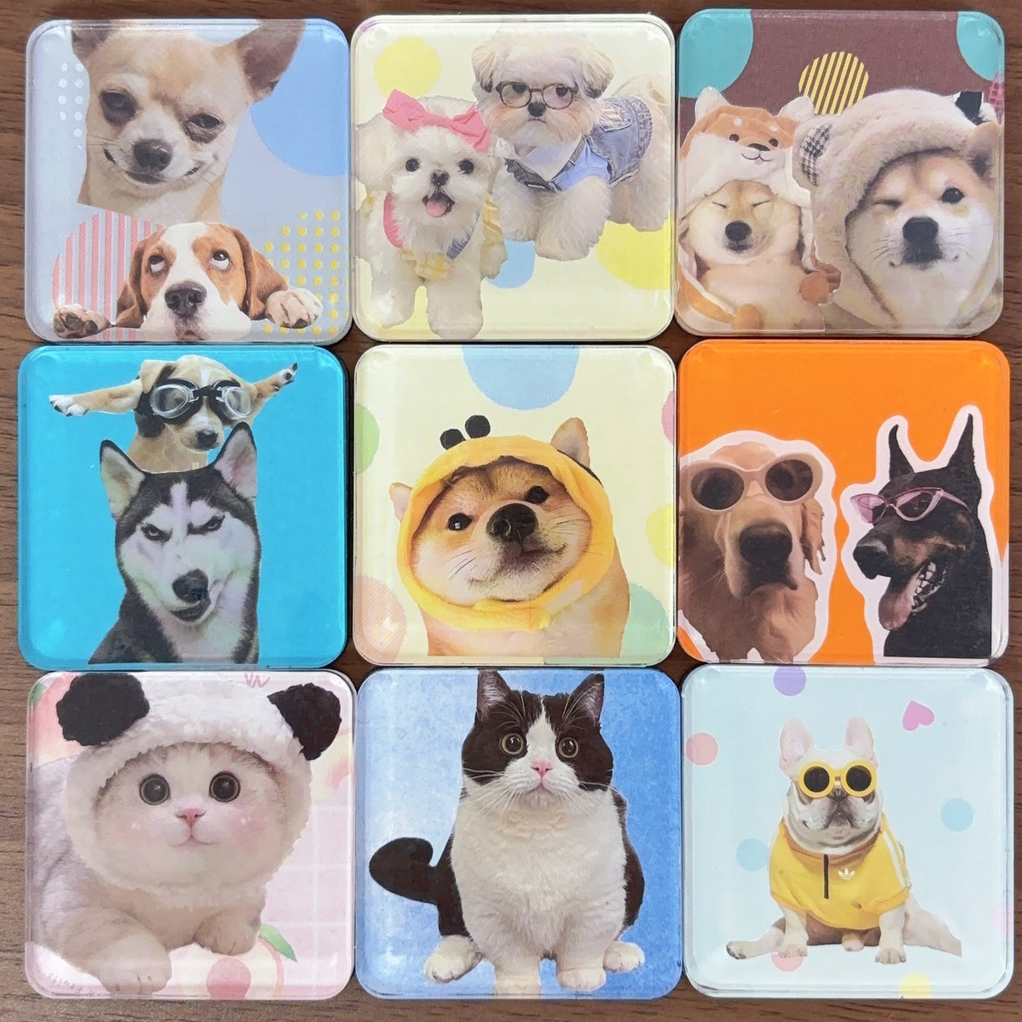 ハンドメイド LABUBU/動物マグネット 可愛いアクセサリー