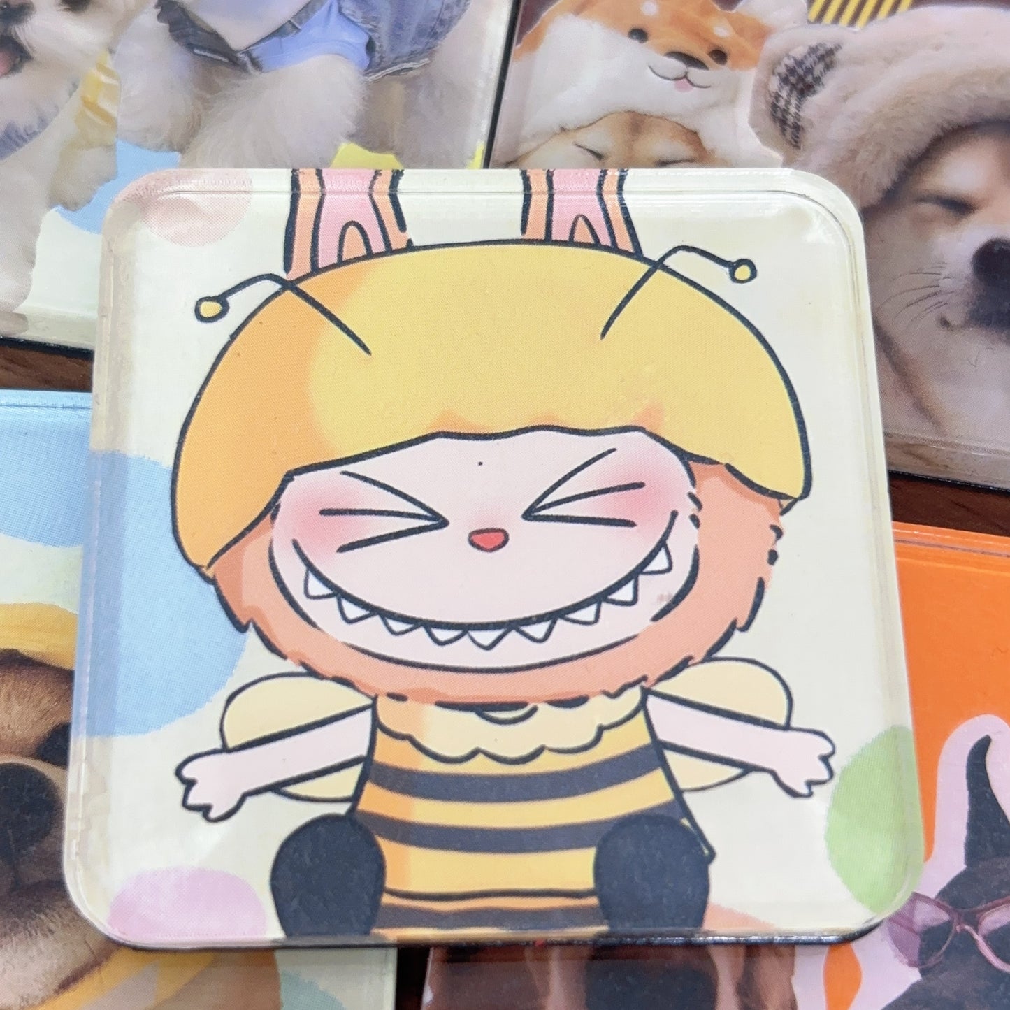 ハンドメイド LABUBU/動物マグネット 可愛いアクセサリー