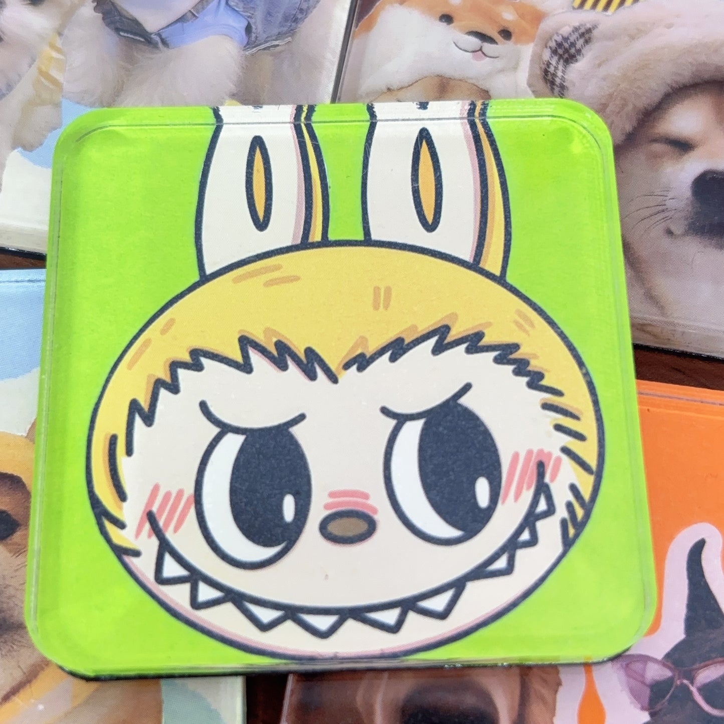 ハンドメイド LABUBU/動物マグネット 可愛いアクセサリー